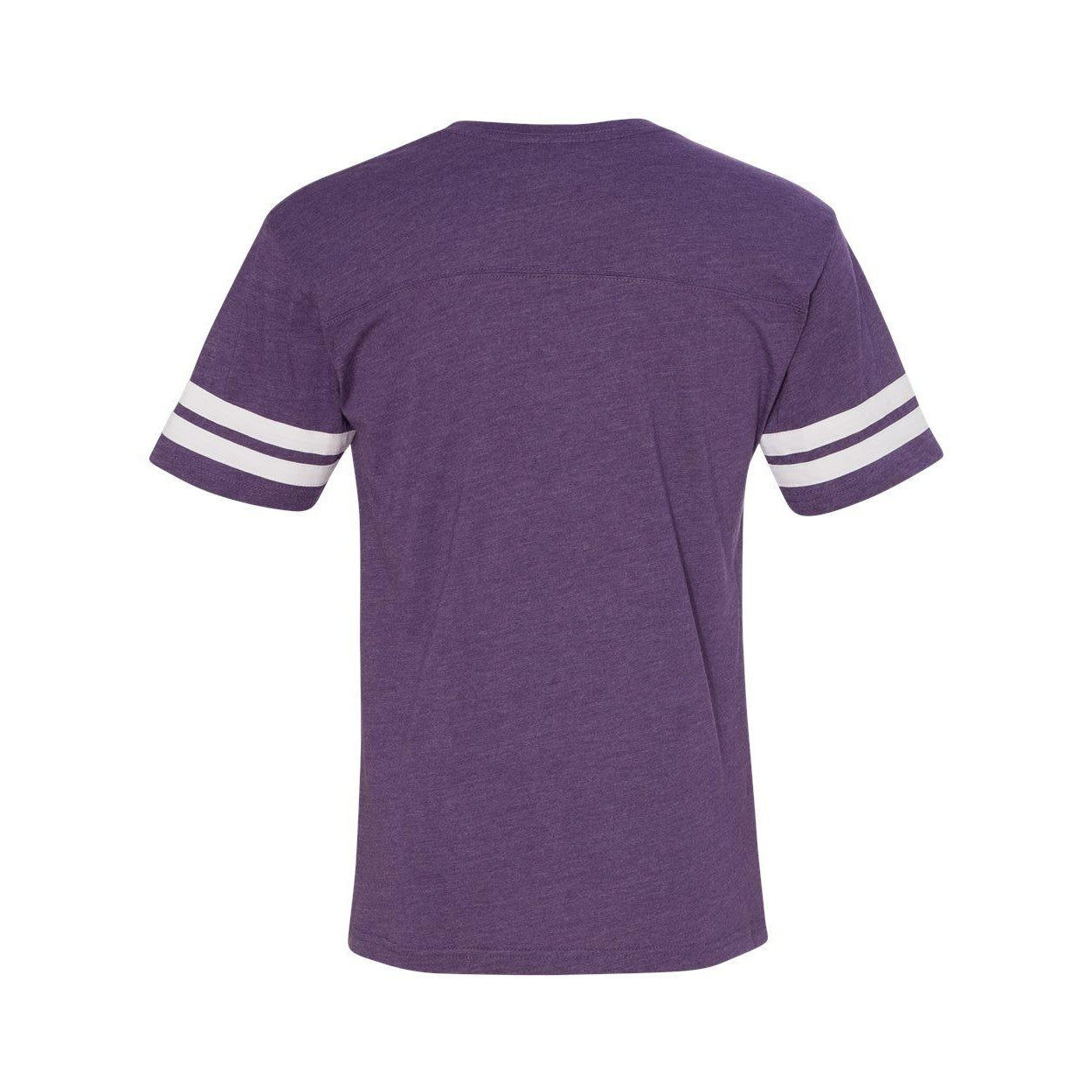 Vintage Purple- White - Back - LAT Football Fine Jersey Tee