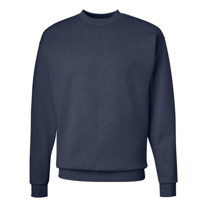 Navy - Front - Hanes Ecosmart Crewneck Sweatshirt