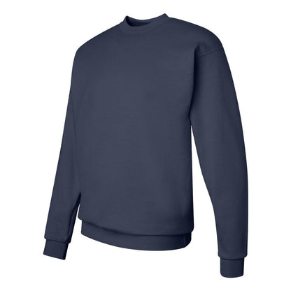Navy - Side - Hanes Ecosmart Crewneck Sweatshirt