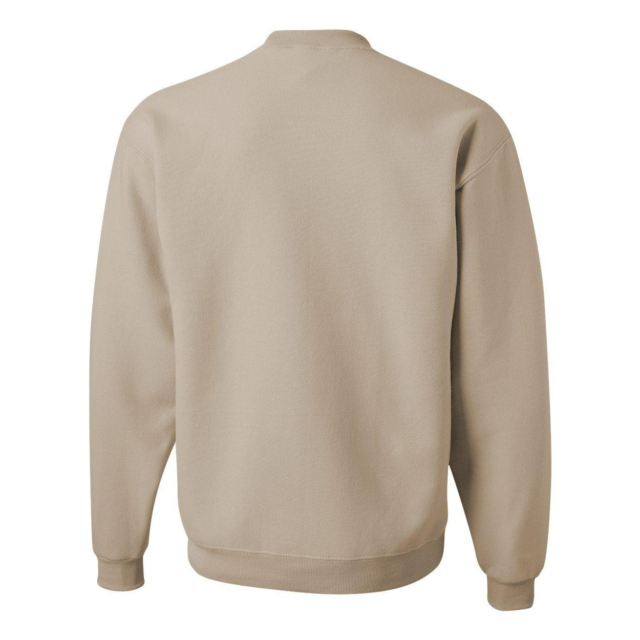 Sandstone - Back - JERZEES NuBlend Crewneck Sweatshirt