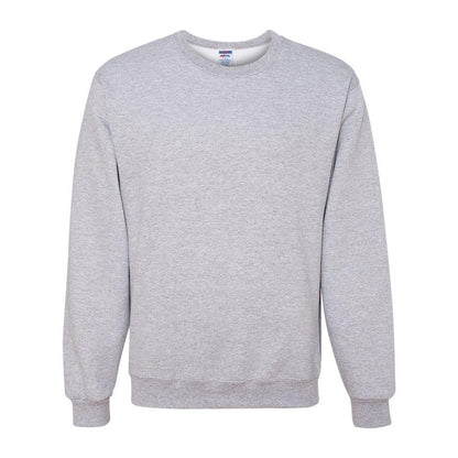 Ash - Front - JERZEES NuBlend Crewneck Sweatshirt