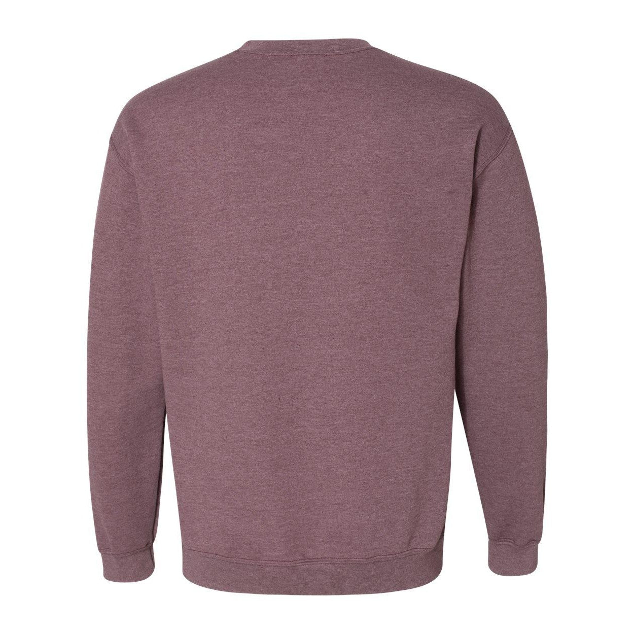 Heather Sport Dark Maroon - Back - Gildan Heavy Blend Crewneck Sweatshirt
