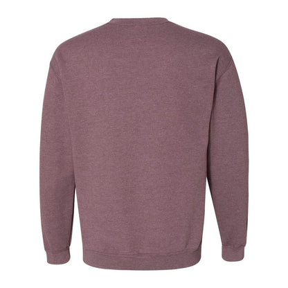 Heather Sport Dark Maroon - Back - Gildan Heavy Blend Crewneck Sweatshirt