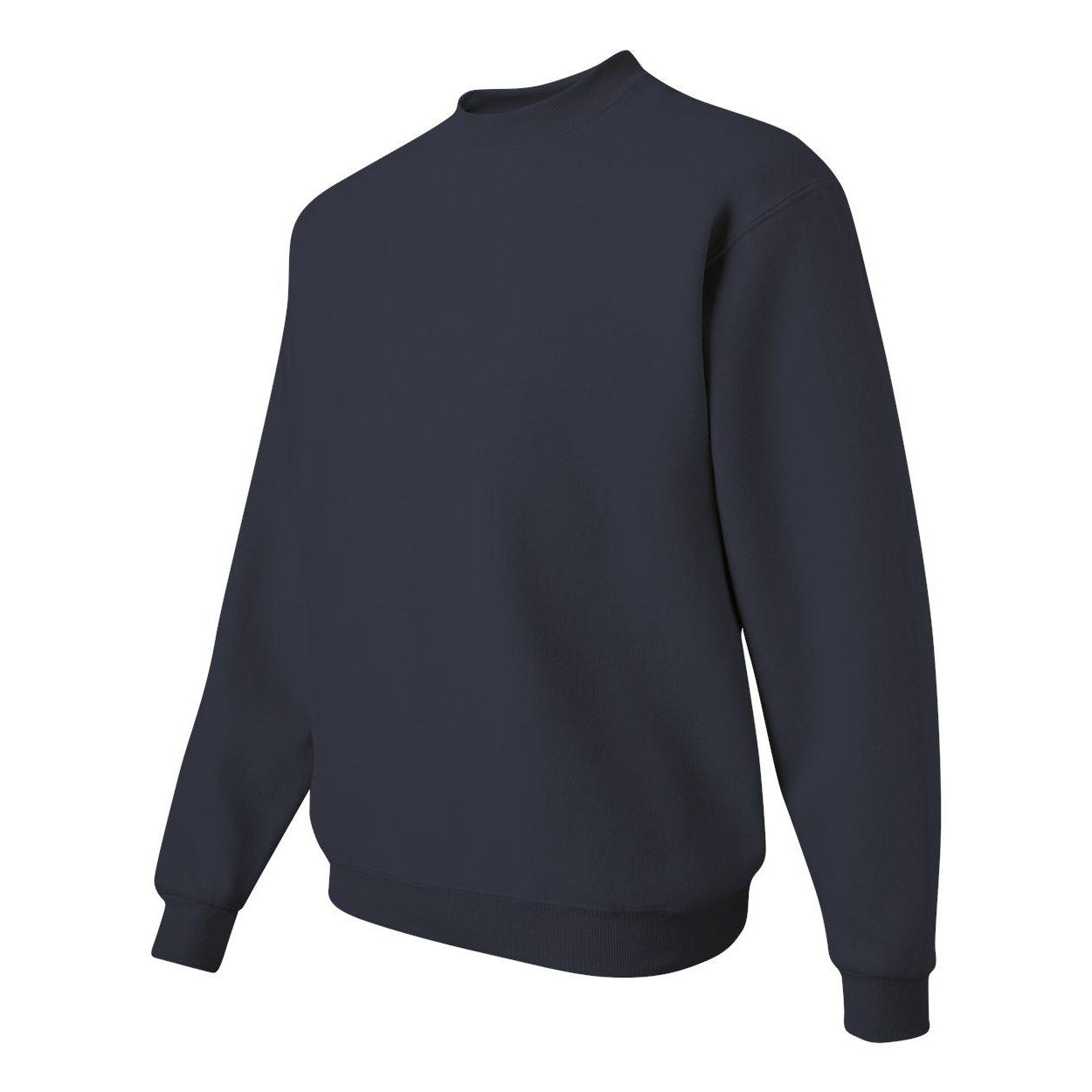 J. Navy - Side - JERZEES Super Sweats NuBlend Crewneck Sweatshirt