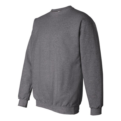 Charcoal Heather - Side - Hanes Ultimate Cotton Crewneck Sweatshirt