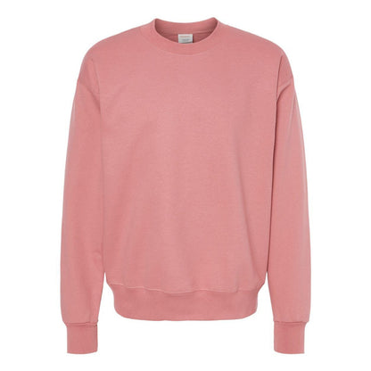 Mauve - Front - Hanes Ultimate Cotton Crewneck Sweatshirt