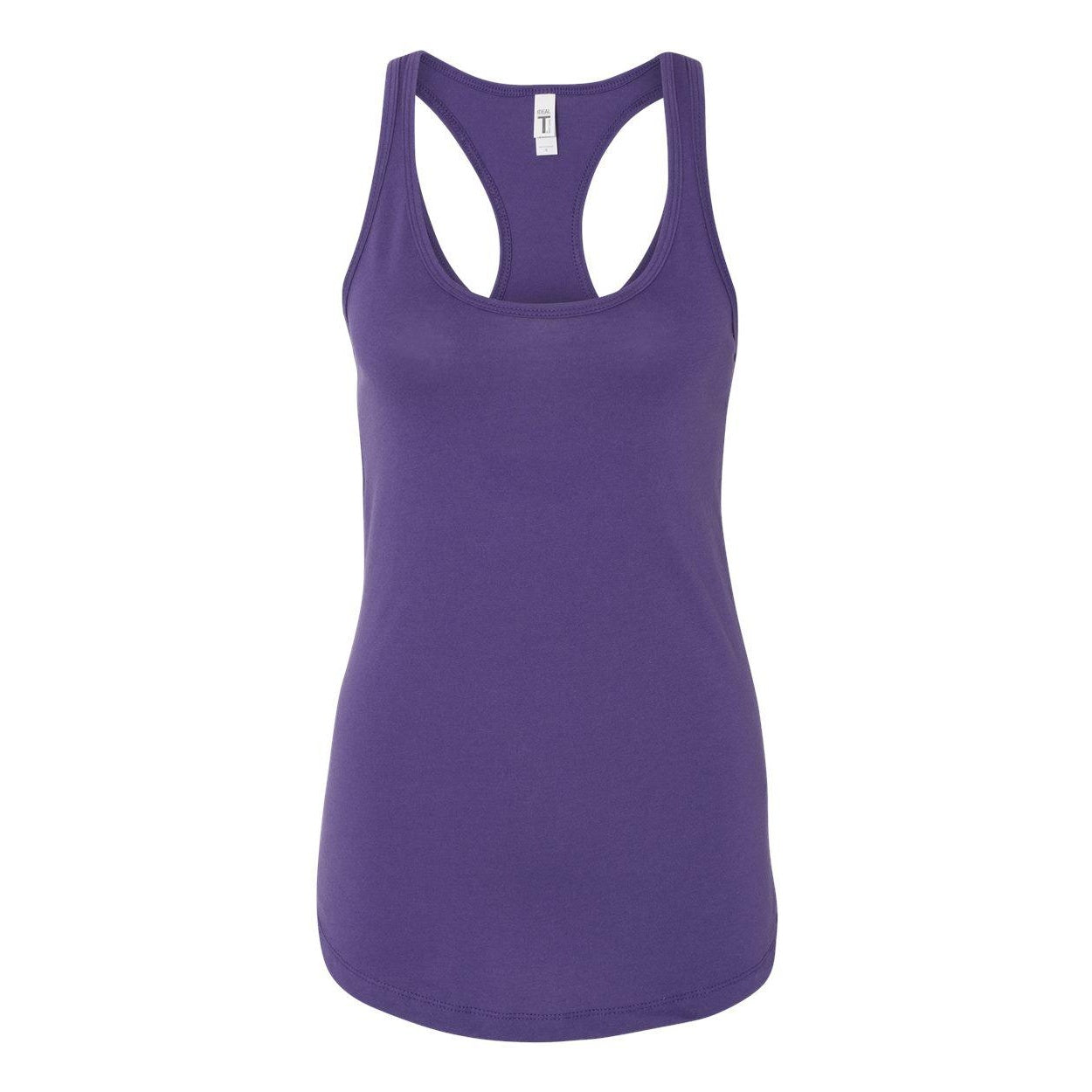 Purple Rush - Front - Next Level Women's Ideal Racerback Tank