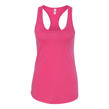 Raspberry - Front - Next Level Women's Ideal Racerback Tank