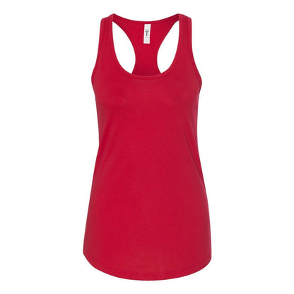 Red - Front - Next Level Women's Ideal Racerback Tank