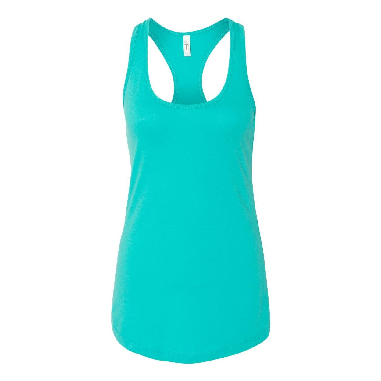 Tahiti Blue - Front - Next Level Women's Ideal Racerback Tank