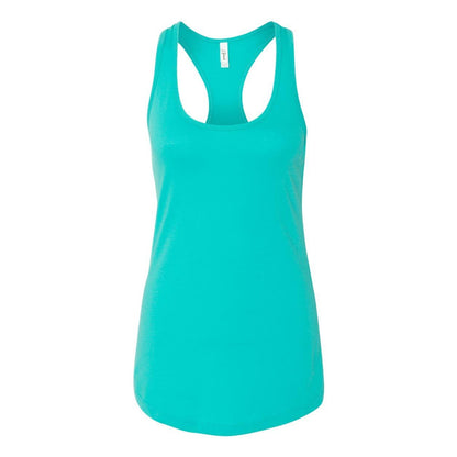 Tahiti Blue - Front - Next Level Women's Ideal Racerback Tank