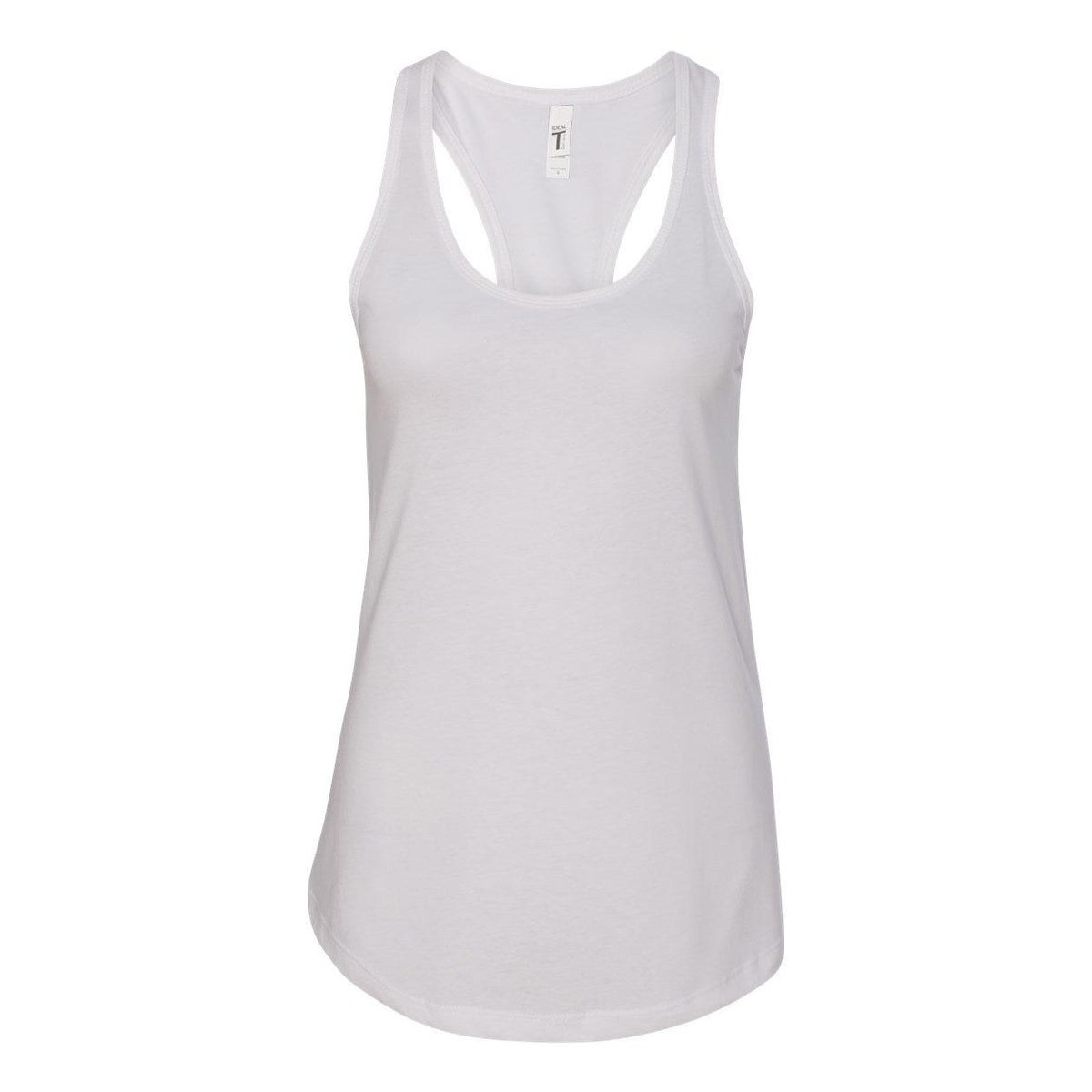 White - Front - Next Level Women's Ideal Racerback Tank