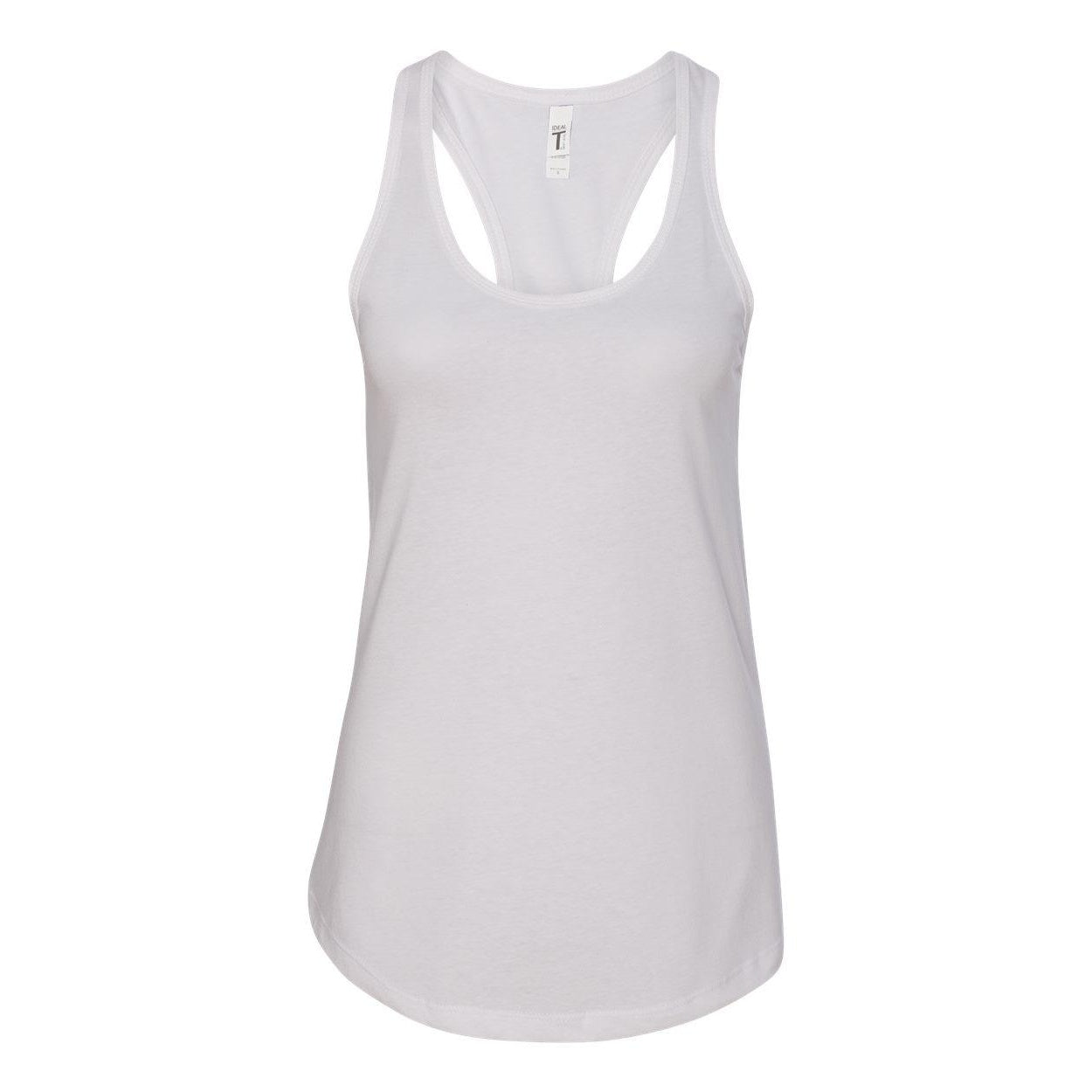 White - Front - Next Level Women's Ideal Racerback Tank