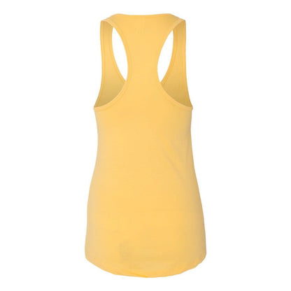 Banana Cream - Back - Next Level Women's Ideal Racerback Tank