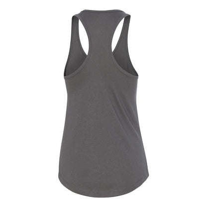 Dark Grey - Back - Next Level Women's Ideal Racerback Tank