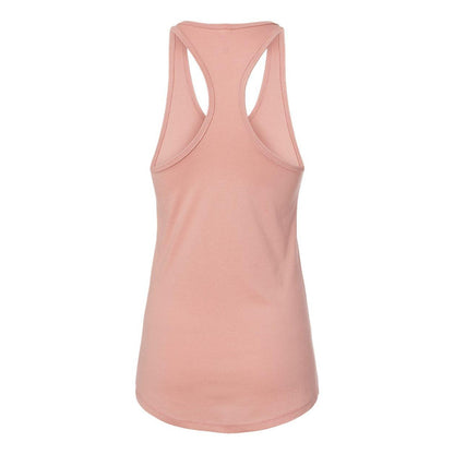 Desert Pink - Back - Next Level Women's Ideal Racerback Tank