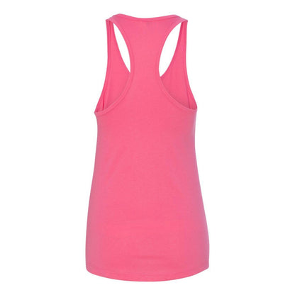 Hot Pink - Back - Next Level Women's Ideal Racerback Tank