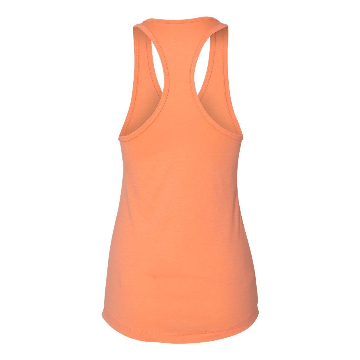 Light Orange - Back - Next Level Women's Ideal Racerback Tank