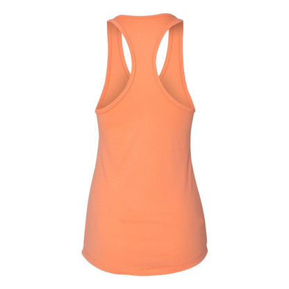 Light Orange - Back - Next Level Women's Ideal Racerback Tank