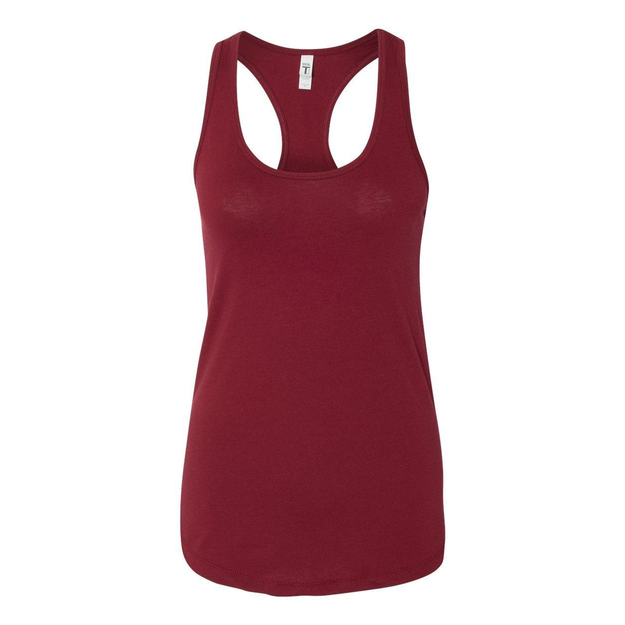 Cardinal - Front - Next Level Women's Ideal Racerback Tank