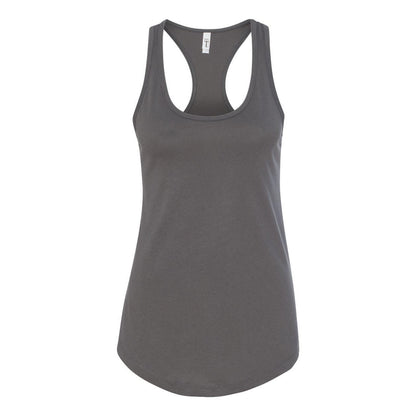Dark Grey - Front - Next Level Women's Ideal Racerback Tank