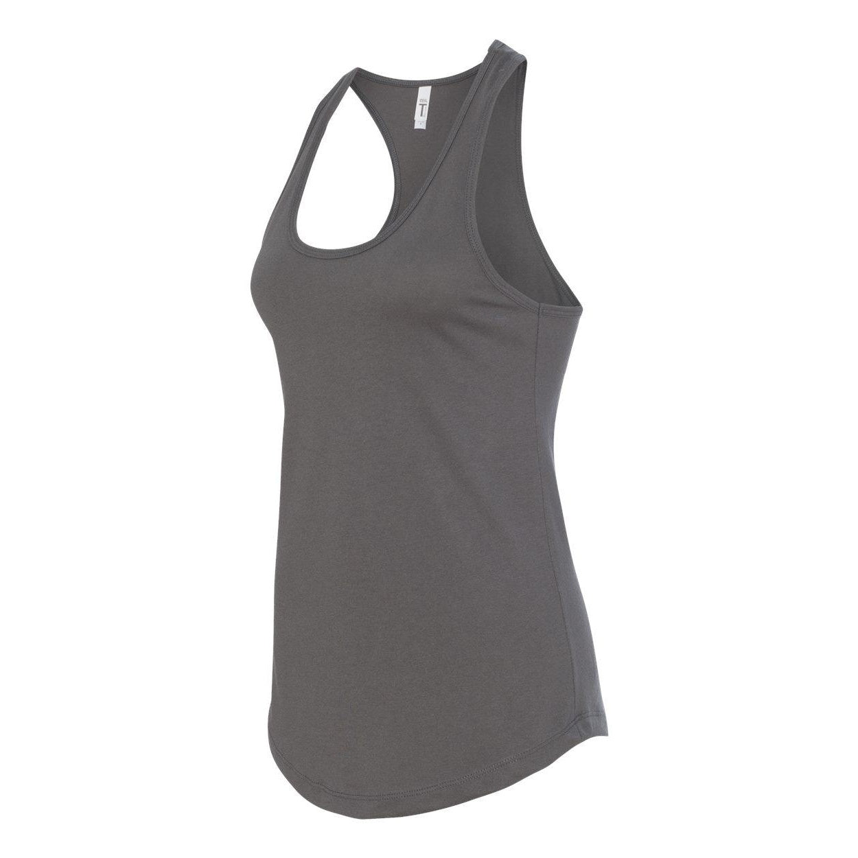 Dark Grey - Side - Next Level Women's Ideal Racerback Tank