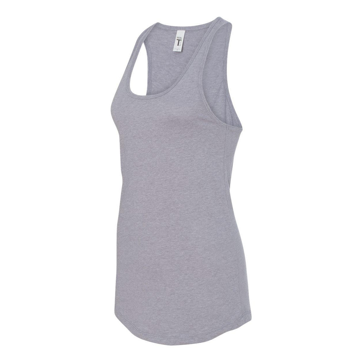 Heather Grey - Side - Next Level Women's Ideal Racerback Tank