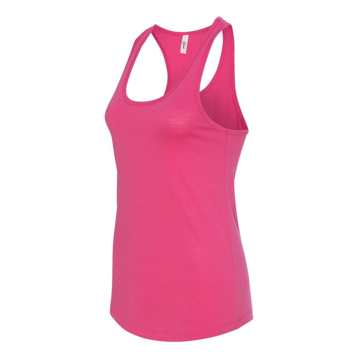Raspberry - Side - Next Level Women's Ideal Racerback Tank