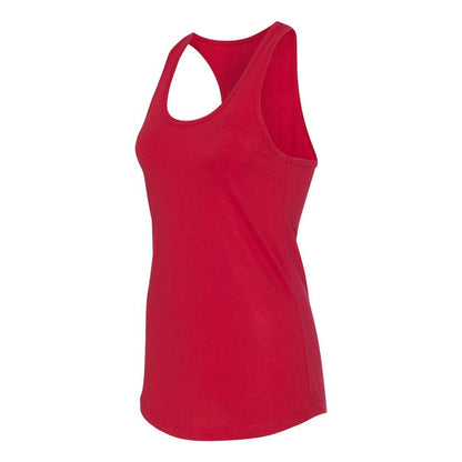 Red - Side - Next Level Women's Ideal Racerback Tank
