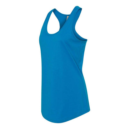 Turquoise - Side - Next Level Women's Ideal Racerback Tank