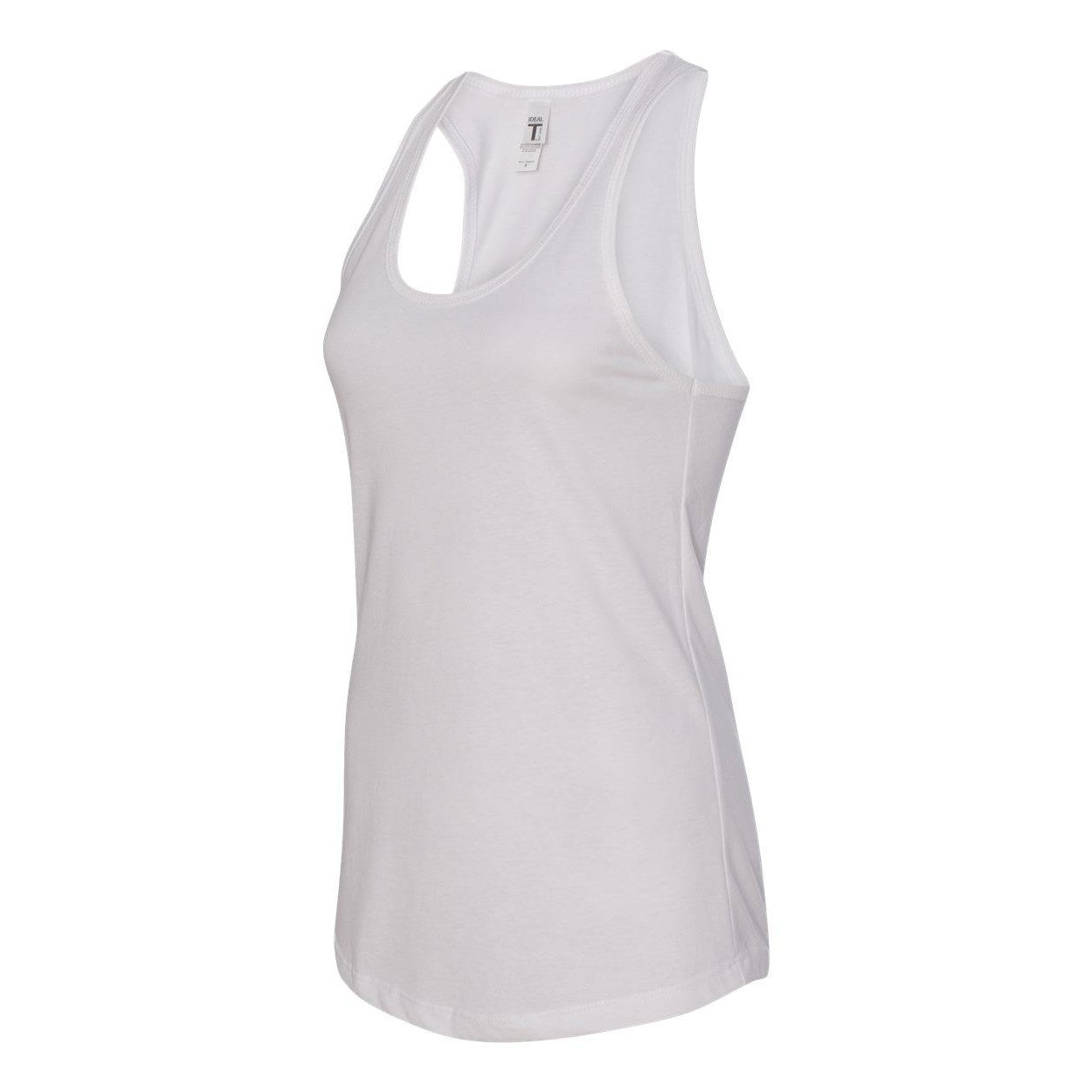 White - Side - Next Level Women's Ideal Racerback Tank