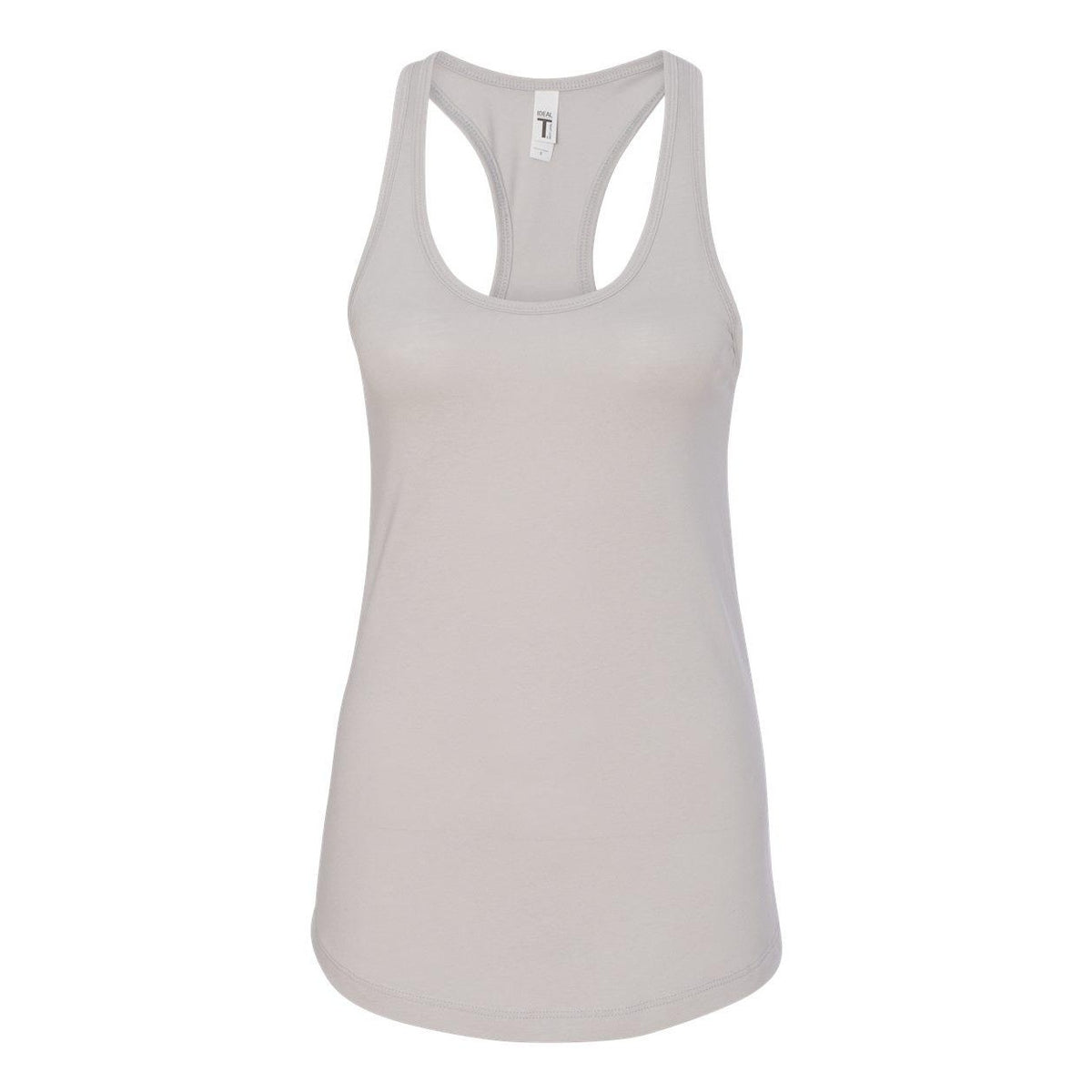 Silver - Front - Next Level Women's Ideal Racerback Tank