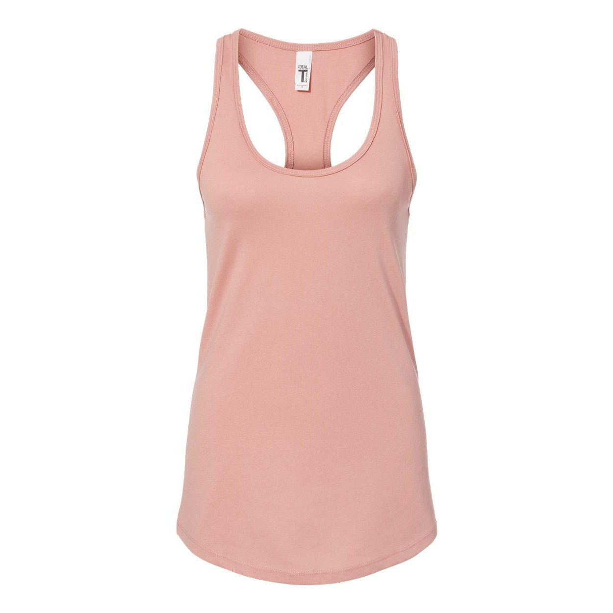 Desert Pink - Front - Next Level Women's Ideal Racerback Tank