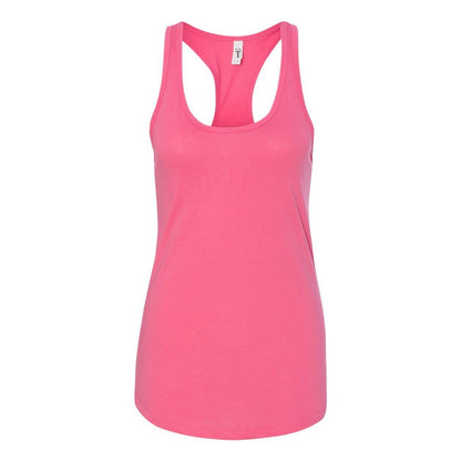 Hot Pink - Front - Next Level Women's Ideal Racerback Tank