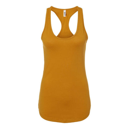 Antique Gold - Front - Next Level Women's Ideal Racerback Tank