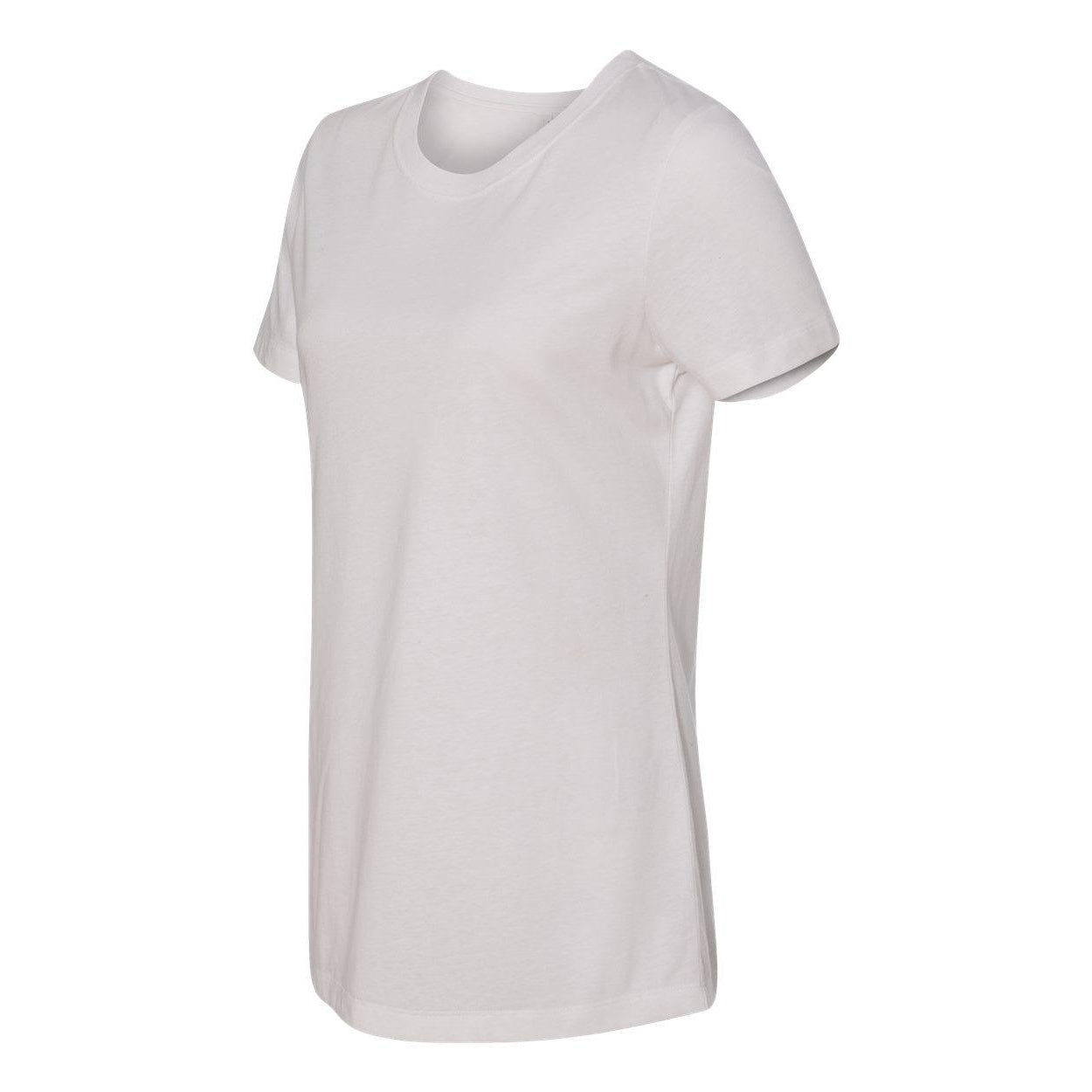 White - Side - Next Level Women's Ideal T-Shirt