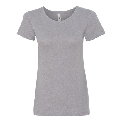 Heather Grey - Front - Next Level Women's Ideal T-Shirt