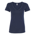 Midnight Navy - Front - Next Level Women's Ideal V-Neck T-Shirt