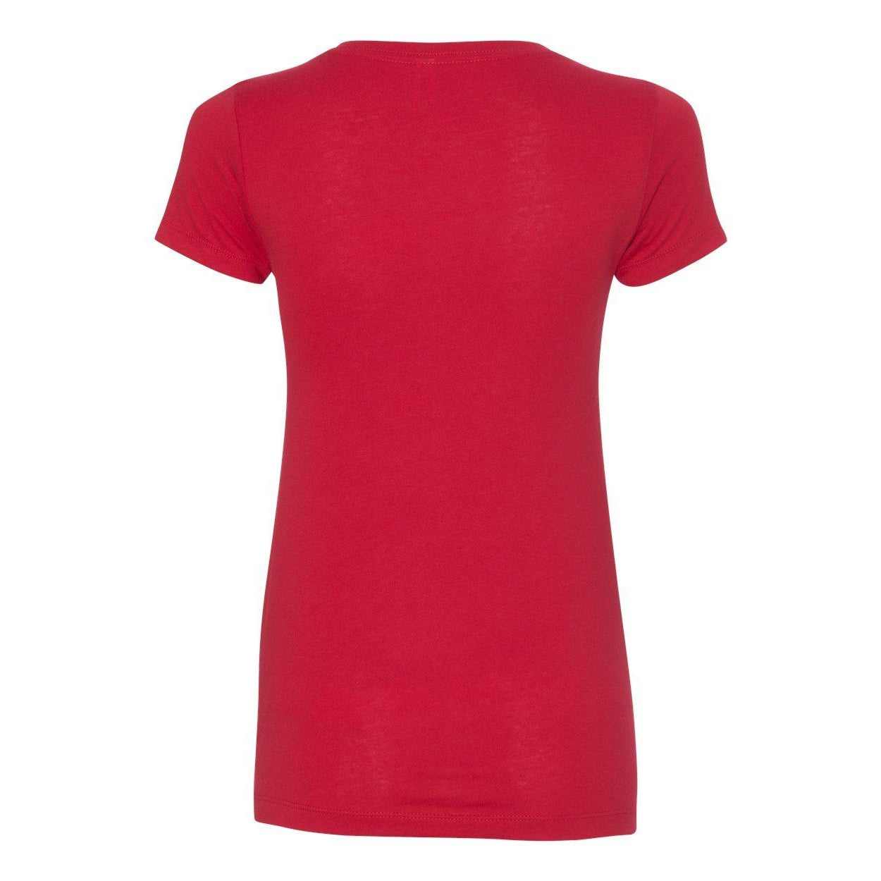 Red - Back - Next Level Women's Ideal V-Neck T-Shirt
