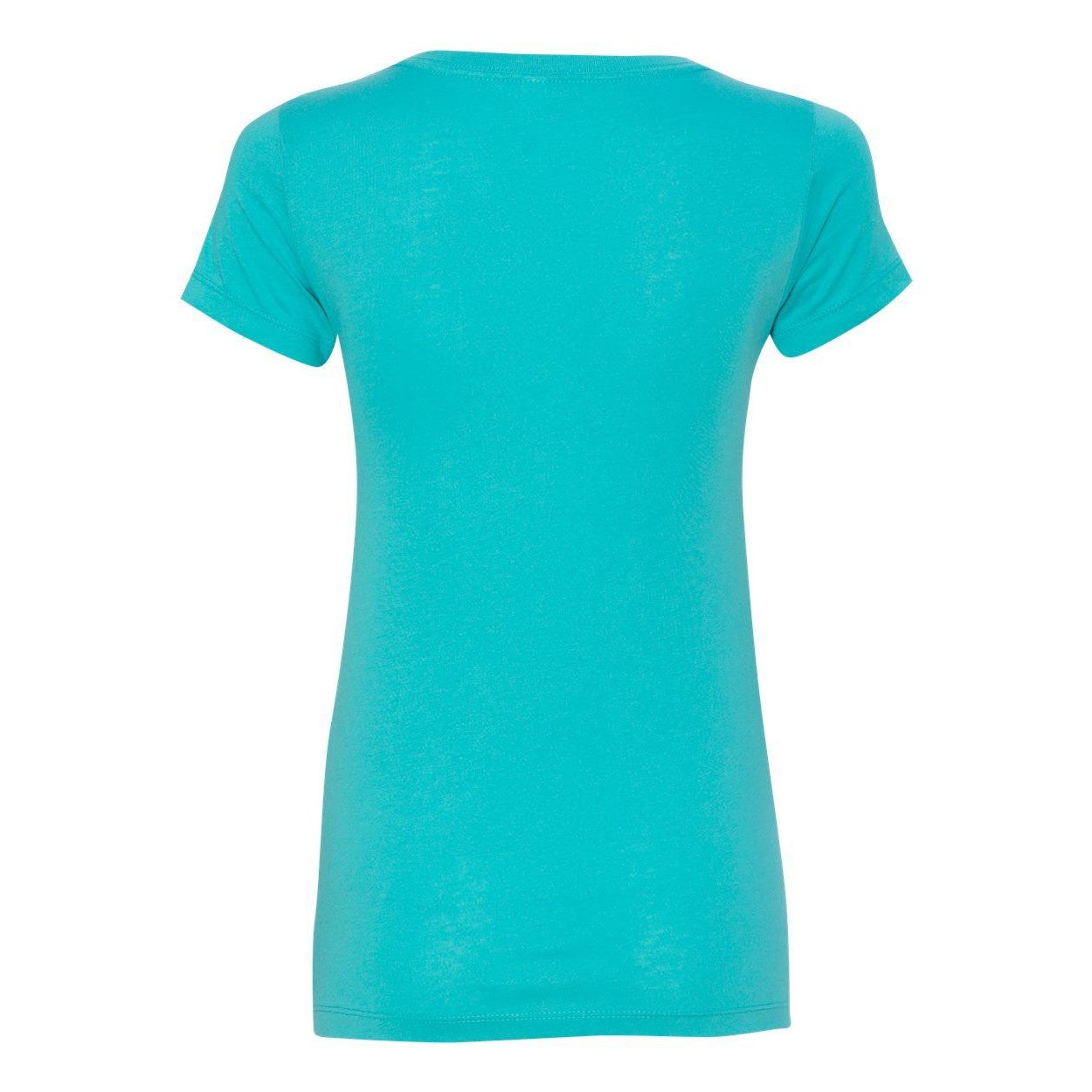 Tahiti Blue - Back - Next Level Women's Ideal V-Neck T-Shirt