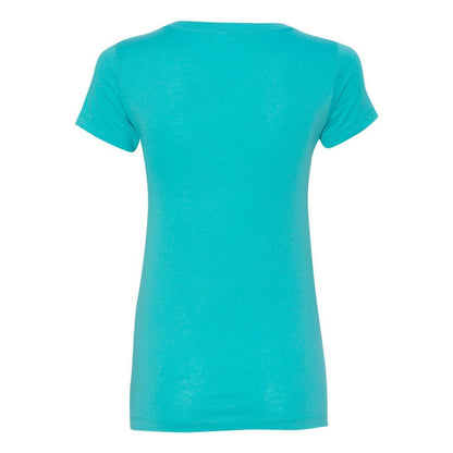 Tahiti Blue - Back - Next Level Women's Ideal V-Neck T-Shirt