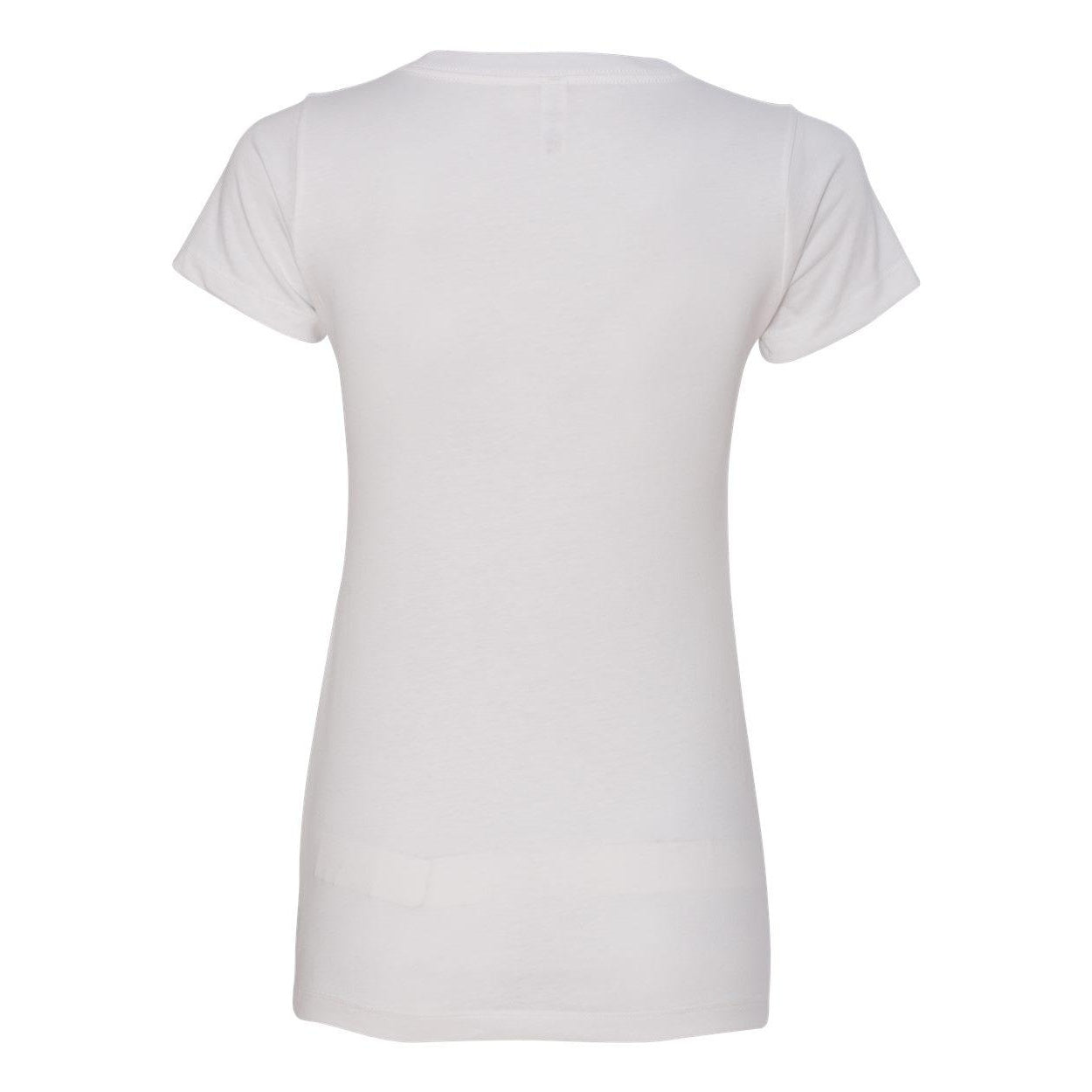 White - Back - Next Level Women's Ideal V-Neck T-Shirt