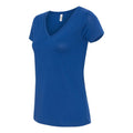 Royal - Side - Next Level Women's Ideal V-Neck T-Shirt