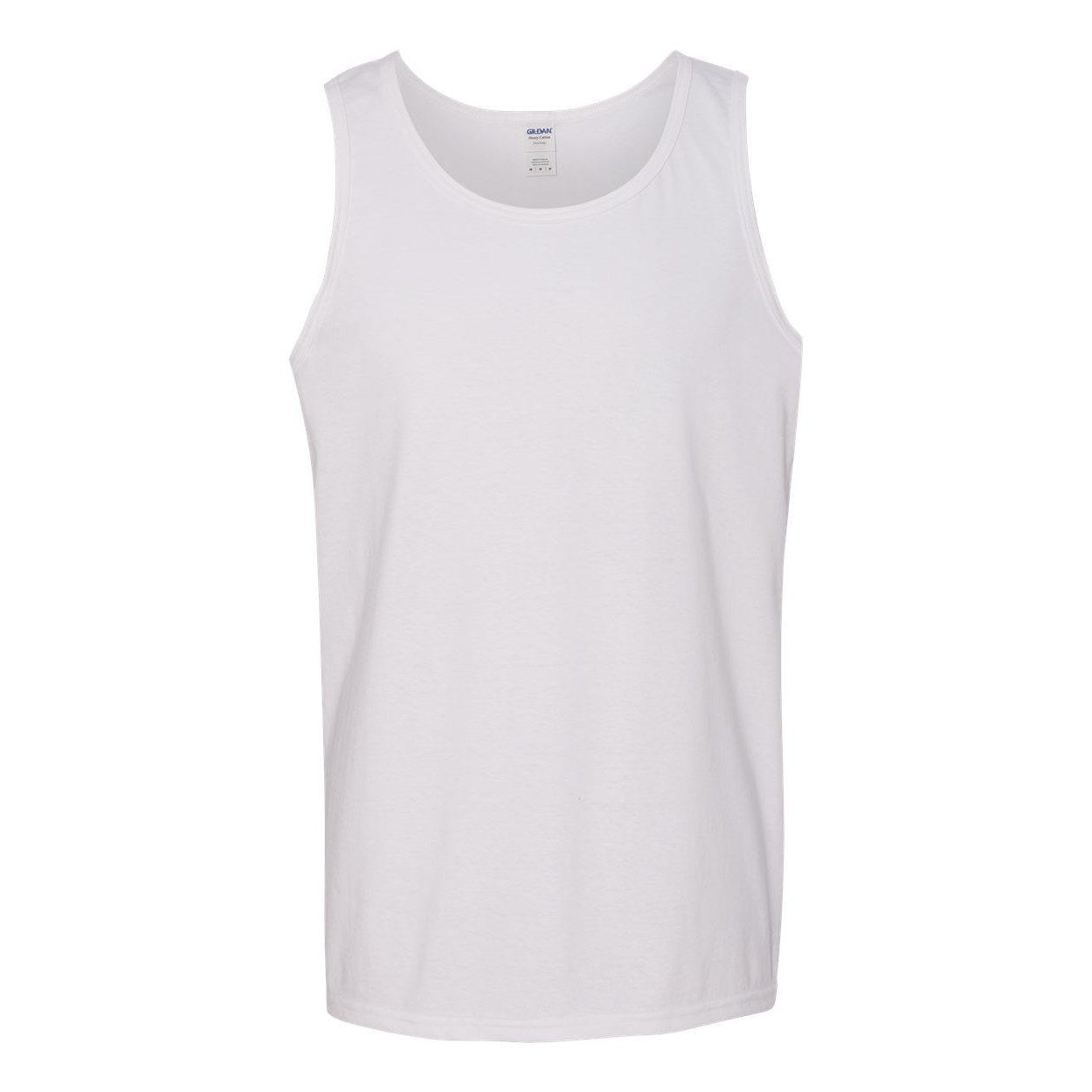 White - Front - Gildan Heavy Cotton Tank Top