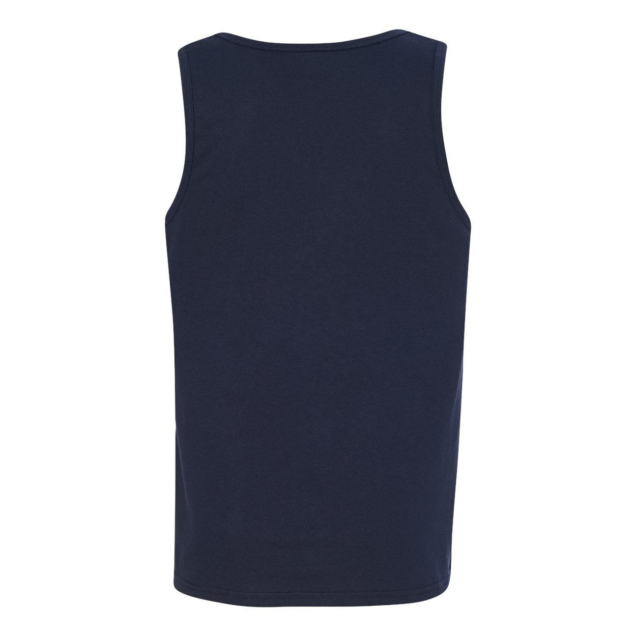 Navy - Back - Gildan Heavy Cotton Tank Top