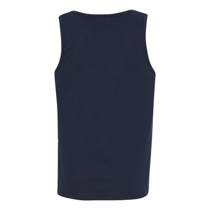 Navy - Back - Gildan Heavy Cotton Tank Top