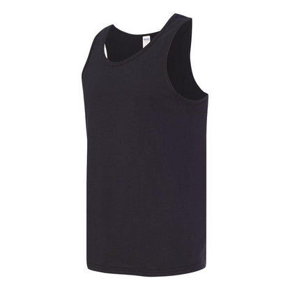 Black - Side - Gildan Heavy Cotton Tank Top