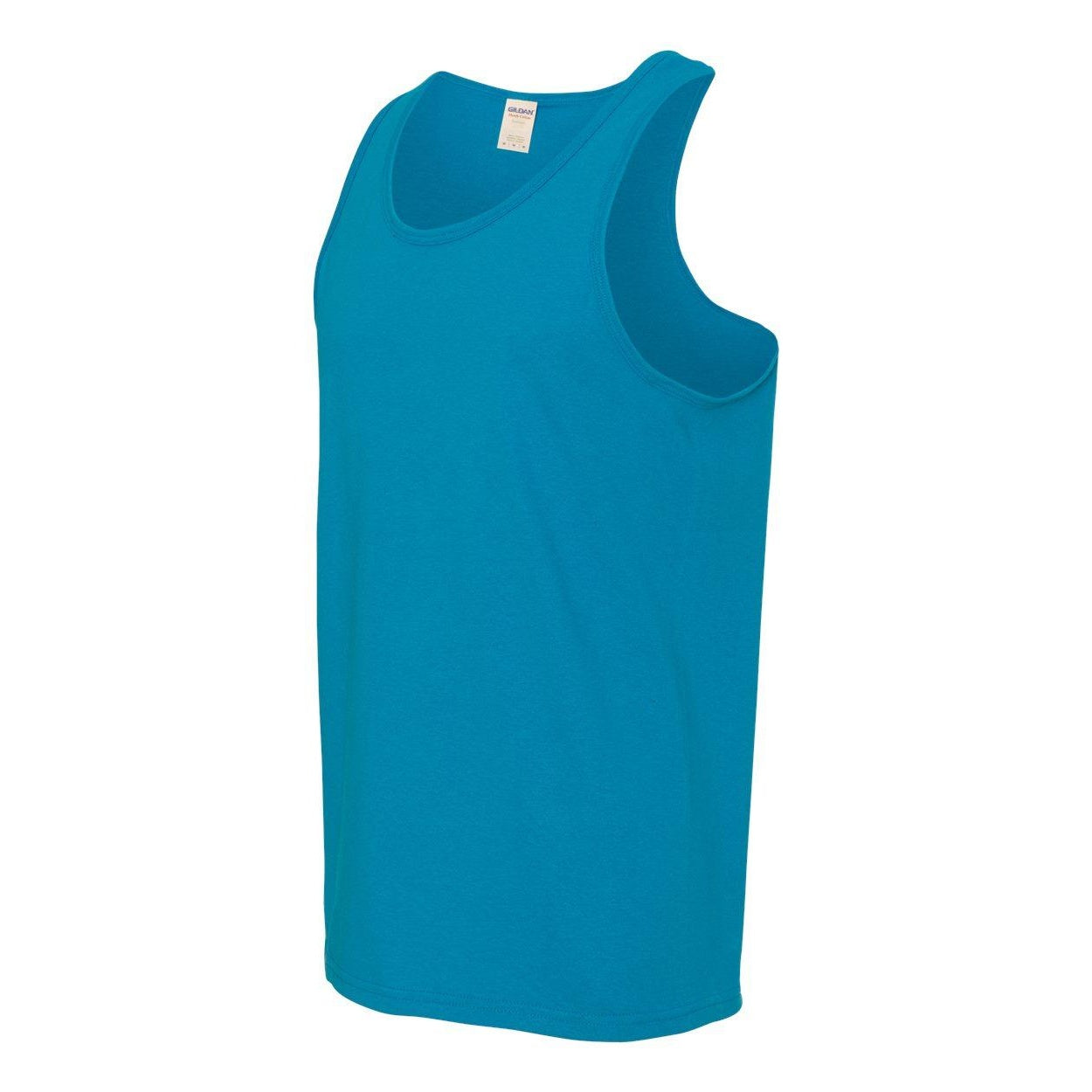 Sapphire - Side - Gildan Heavy Cotton Tank Top