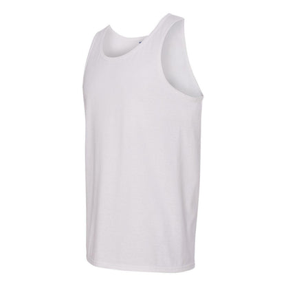 White - Side - Gildan Heavy Cotton Tank Top