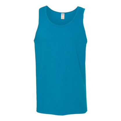 Sapphire - Front - Gildan Heavy Cotton Tank Top